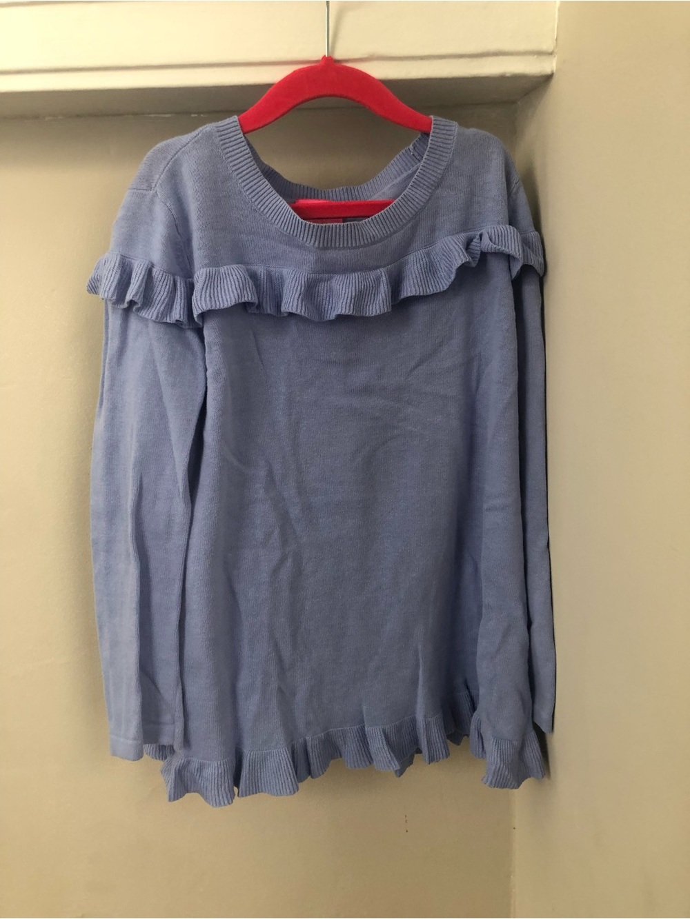 Lilly Pulitzer Girl's Serah Sweater Periwinkle Sz L 8/10